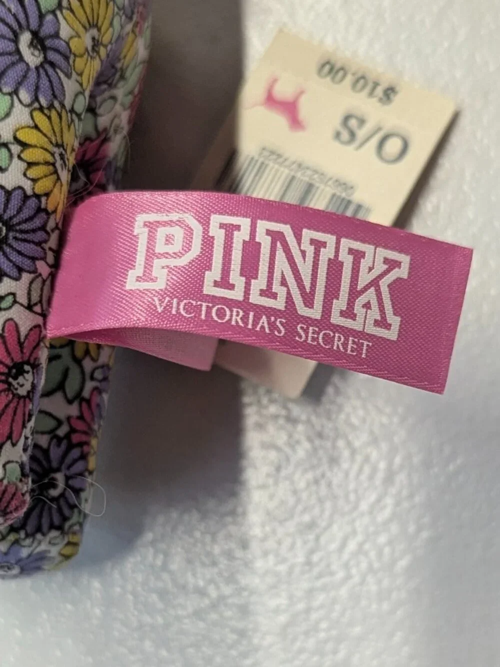 NWT Victoria's Secret Flower Power Pink LOVE Puppie